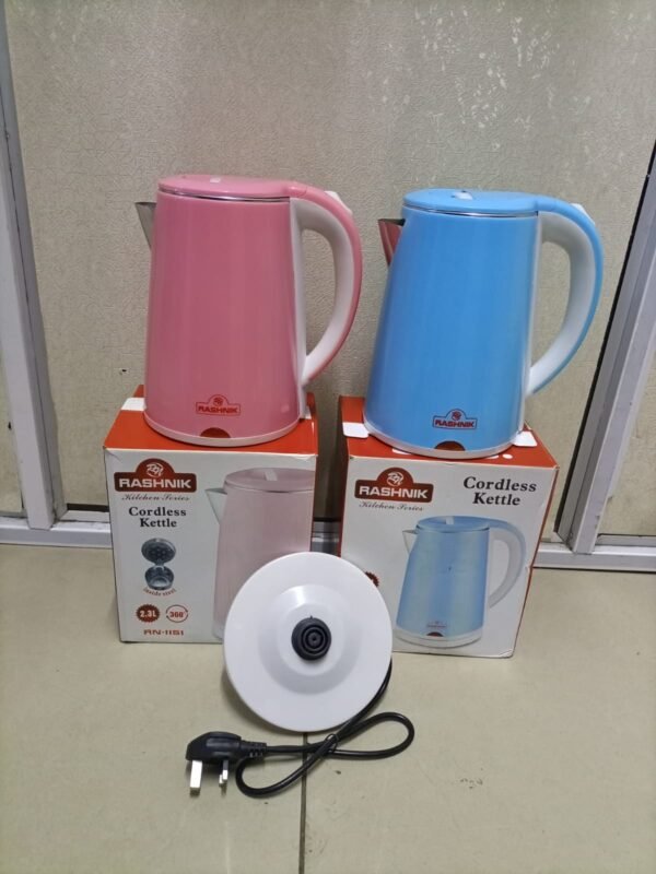Rashnik Electric Kettle – 2.3 Litres, 1500W