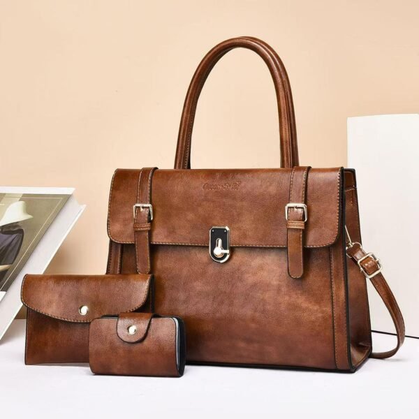 3-in-1 Super Cute Women’s Handbag Set – Tote, Sling & Purse