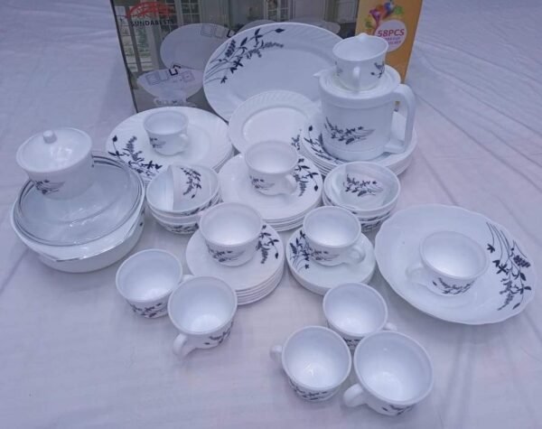 58-Piece Luxury Ceramic Dinner Set