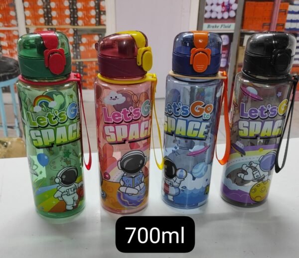 700ml Kids Space Water Bottle – "Let’s Go Space" Design for Kids