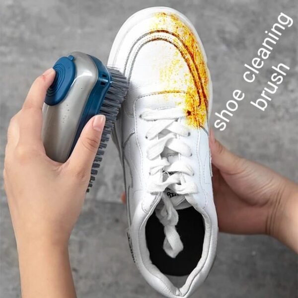 Multifunction Hydraulic Cleaning Brush with Soap Dispenser – For Shoes, Clothes, Kitchen & Floor Cleaning - Image 2