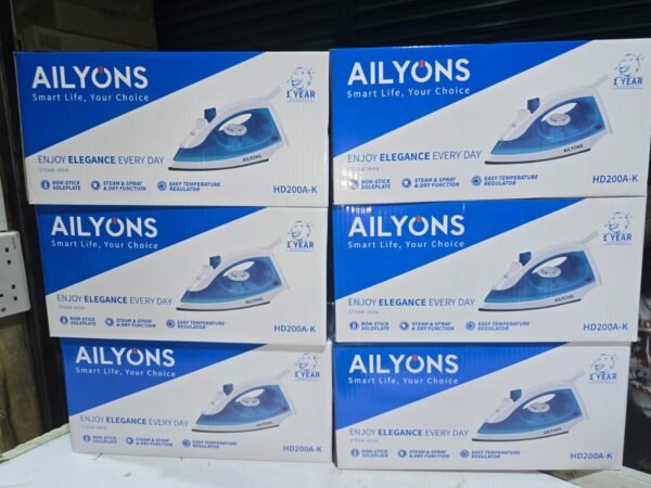 Electric Iron Box – Adjustable Temperature, Non-Stick Soleplate
