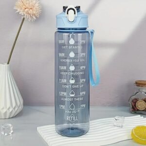 900ML Large Capacity Sports Water Bottle – Leak Proof, Portable Gym & Outdoor Travel Cup