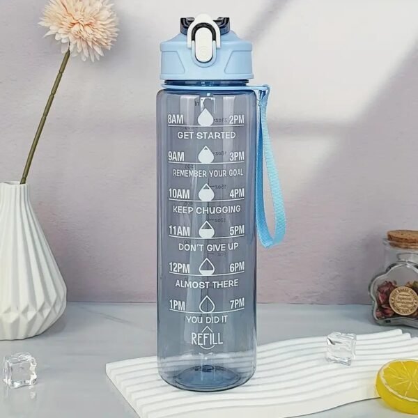 900ML Large Capacity Sports Water Bottle – Leak Proof, Portable Gym & Outdoor Travel Cup