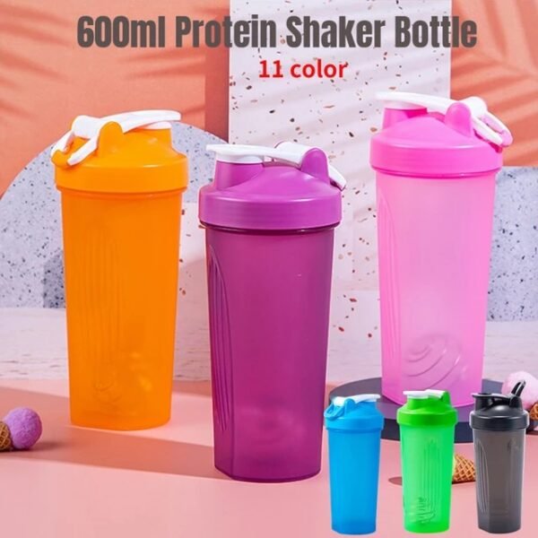 600ml Protein Shaker Bottle – Herbalife Protein Powder Shake Cup with Scale for Gym & Sports - Image 2