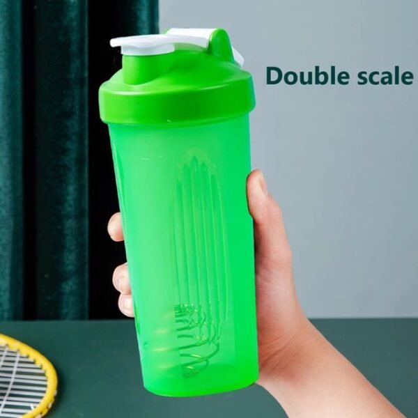 600ml Protein Shaker Bottle – Herbalife Protein Powder Shake Cup with Scale for Gym & Sports