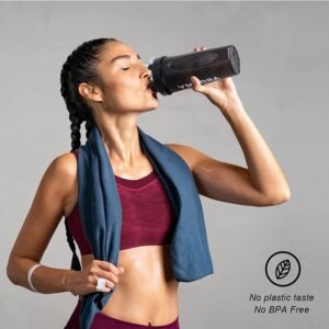 600ml Protein Shaker Bottle – Herbalife Protein Powder Shake Cup with Scale for Gym & Sports