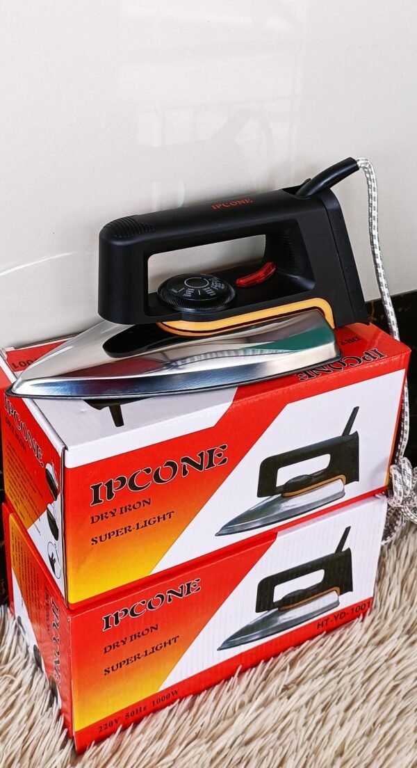 Electric Iron Box – Adjustable Temperature, Non-Stick Soleplate