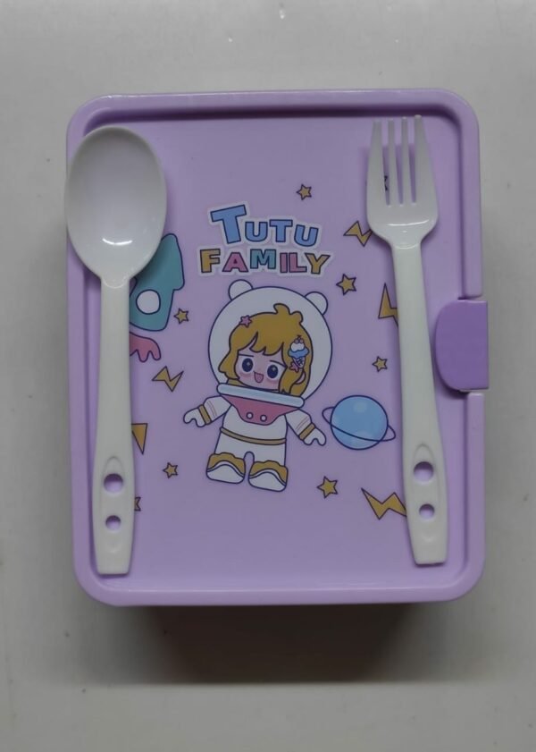 Kids Lunch Box with Spoon & Fork