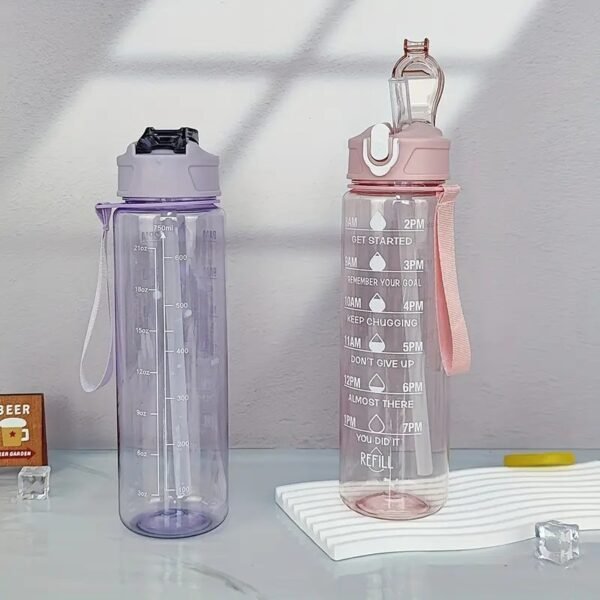 900ML Large Capacity Sports Water Bottle – Leak Proof, Portable Gym & Outdoor Travel Cup